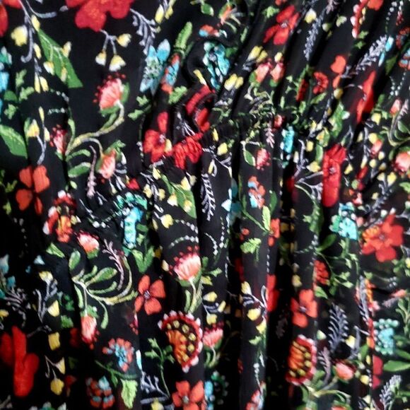 Curations NWT Floral Print Maxi Sundress Size M - Picture 9 of 12